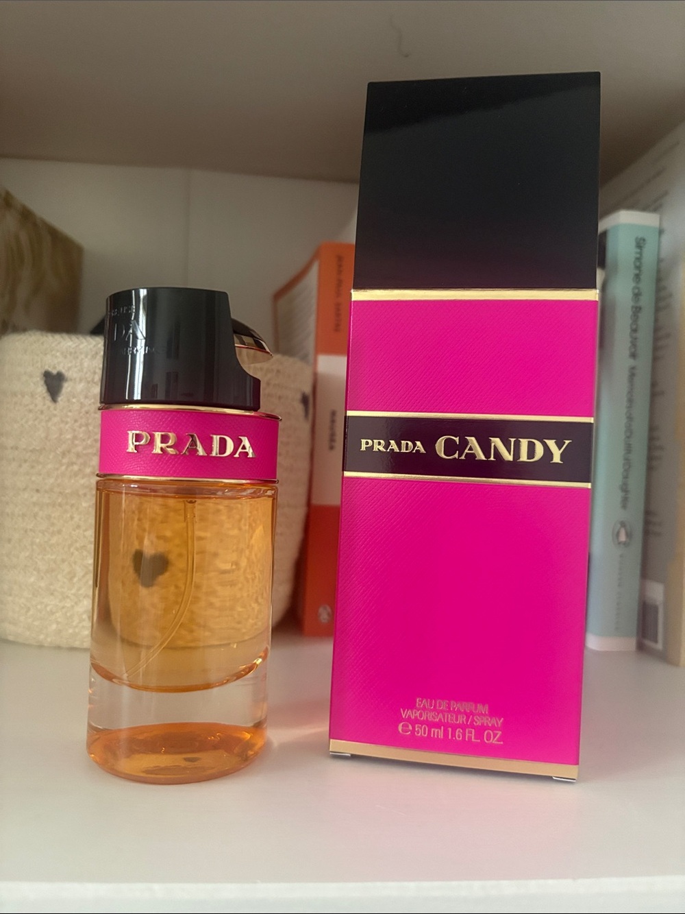 Basically brand new size 50 Prada candy , comes with box